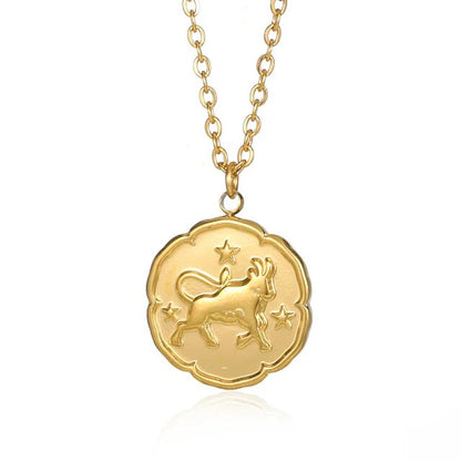 NOBA - Zodiac Sign Necklace - Gold